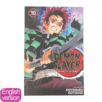 1 Carte Anime Japonez Demon Slayer Kimetsu Nu Vol 10 Tineri Manga Carte Engleza Carte De Benzi Desenate Set