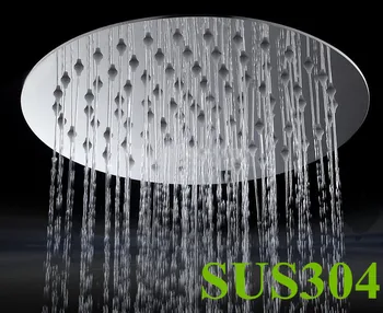 10 inch circulară 304 din oțel inoxidabil ultra-subțire dusuri cap de duș precipitații.Duș cu efect de ploaie TH013