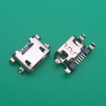 100buc micro USB Jack Conector Priză mufă doc 5pin de sex feminin piese Pentru Leagoo M5 MT6580A Quad Core Portul de Încărcare piese de schimb