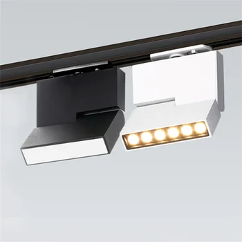 12W LED Track Lumina Rotativ LED Tavan Feroviar Reflectoarelor Urmări Lămpi de Prindere Pentru Bucatarie Shop Magazin Acasă Showroom Decor