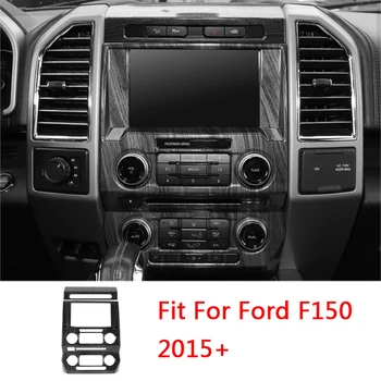 2 buc de Urgență Întrerupător de Comandă Central de Navigare GPS Capacul Panoului de Lemn Negru de Cereale se Potrivesc pentru Ford F-150 F150 2015-2020 ABS