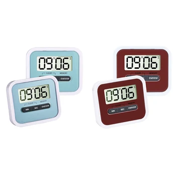 2 Bucăți Magnetic Digital Bucătar Bucătărie Timer Cu Alarmă Cu Voce Tare