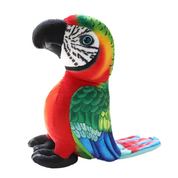 20*20cm Simulare Papagal Macaw Colorat Jucărie de Pluș Creative Păsări Realiste de Animale Amuzant Papusa Decor Camera Cadouri pentru Fete Pentru Copii