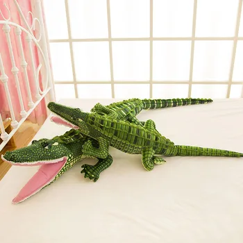 200cm Drăguț Soft de Emulare Crocodil Jucării de Pluș Biroul de Somn Animal de Pluș Perna Confort Acasă Perna Cadou Papusa pentru Copii Fata