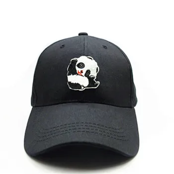 2021 Panda Animale Broderie de Bumbac Șapcă de Baseball Capac de Hip-hop Reglabil Snapback Pălării pentru Bărbați și Femei 209