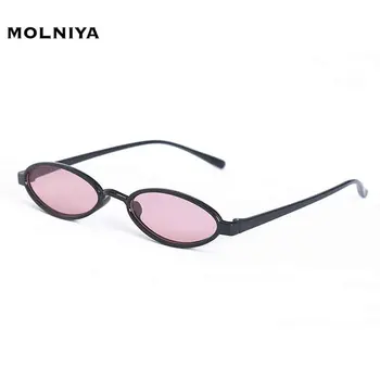 2021 Punk Oval ochelari de Soare Barbati Femei Vintage Mic Cadru Ochelari de Soare Lentile de Rășină Ochelari de okulary przeciwsłoneczne