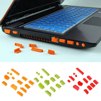 2022 Noi 13pcs/set Colorat de Silicon Laptop Anti Praf Plug Capac Dop Universal praf