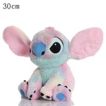 30cm Kawaii Disney Lilo si Stitch Roz Umplute Jucării Anime Pluș Creative Moale Stich Păpuși, Jucării de Pluș pentru copii Copii Cadou