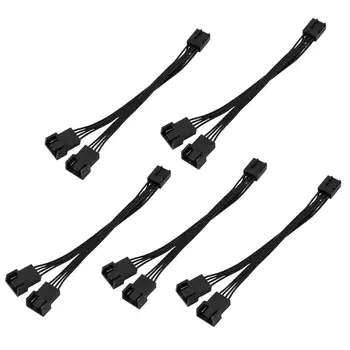 5Pcs Utile PVC Converter Fire Bună Conductivitate Electrică Placa de baza cu 4 pini Cabluri de Prelungire Extensie Interfață