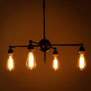 American Loft Stil Vintage Cu Pandantiv Lumini De Fier Industriale Lampa Retro Cafe-Bar Lampadare De Iluminat Acasă Suspensie Luminair