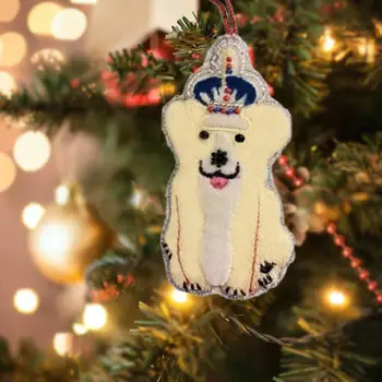 Amuzant de Crăciun Corgis Pentru Ornament pentru Pomul de Craciun Pomul de Crăciun Decor Agățat Ornament de Craciun Decoratiuni, Decor Acasă N5B5