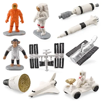 Astronaut Model Set 10buc Cosmonaut Figurina Statuie în Miniatură Cosmonaut Jucarii Model Auto Interior Ornamente Pentru Copii Cadouri