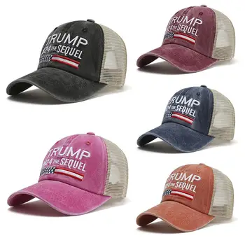 Bărbați Femei Trucker Hat Tata Pălărie Plasă Capac Trump 2024 Pălărie, Șapcă De Baseball American Prezidențiale Pălărie Reglabil