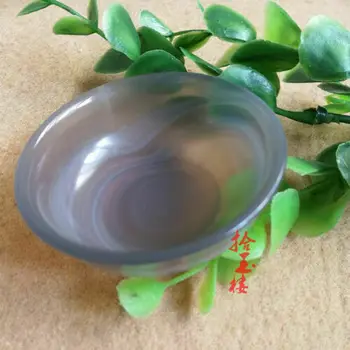 China manual de jad sculptură Kung Fu ceașcă de ceai castron pure naturale agat ceai bol Pentru bucatarie