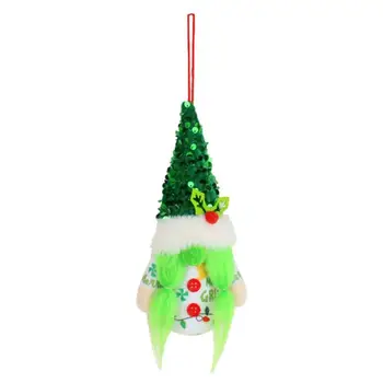 Crăciun Gnomi Lumina de Noapte Agățat Gnomi de Pluș Crăciun Decor Cu LED-uri de Iluminat Burta Sequin Pălărie Conică Nordic fără Chip Elf