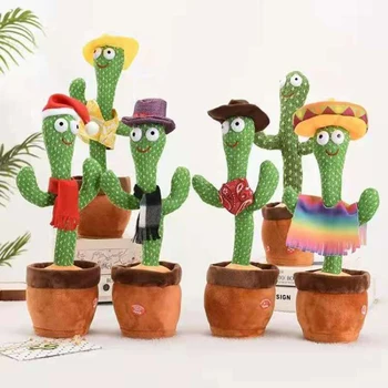 Dans Cactus Papusa Minunat Repeta Vorbesc Cântând Jucărie De Sunet Record Repeta Jucărie Kawaii Cactus Jucarii Copii, Educație Pentru Copii Cadouri
