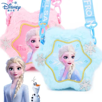 Disney Frozen Sac De Mesager Derivați De Animație Kawaii Elsa Printesa De Pluș Geantă De Umăr Fată De Desene Animate Moda Ghiozdan Geantă De Mână