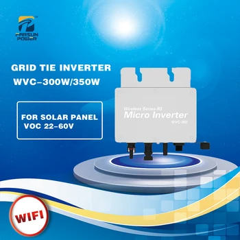 FARSUN Solar Invertor 300W, 350W Undă Sinusoidală Pură MPPT Pe Grila de Cravată Inversor Ip65 pentru 120V/230V AC Micro Panou Solar Smart Inverter