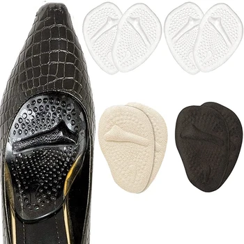 Gel de silicon Antepiciorului Introduce Ameliorarea Durerii Jumătate Dimensiunea Pantof Pad Tocuri inalte Femei Sandale Anti-Alunecare Moale Branțuri pentru Pantofi Perna