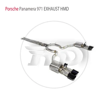 HMD din Oțel Inoxidabil Sistem de Evacuare Catback Debit Mare Burlan pentru Porsche Panamera 971 2.9 T Supapă Cu Toba Accesorii Auto