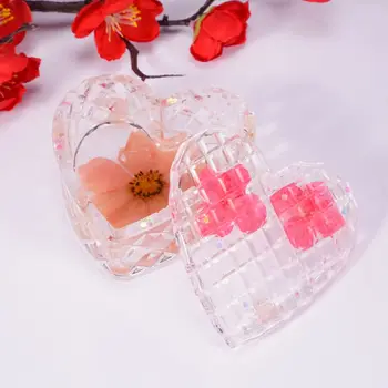 Inima în formă de Tăiat Secțiunea Mucegai Cutie de Depozitare Mucegai Silicon DIY Cristal Caz Rășină Epoxidică Mucegai Arta Ambarcațiunile de Acasă Decorare Cadou