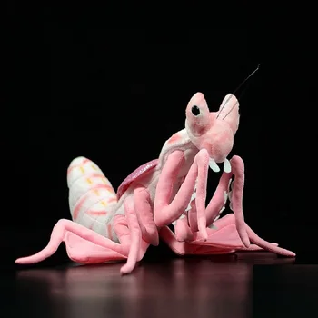 Jucărie de pluș umplute papusa insecte de simulare a animalelor Chineză sabie mare mantid Orchid Mantis model de cadou de ziua de nastere cadou de Crăciun 1 buc