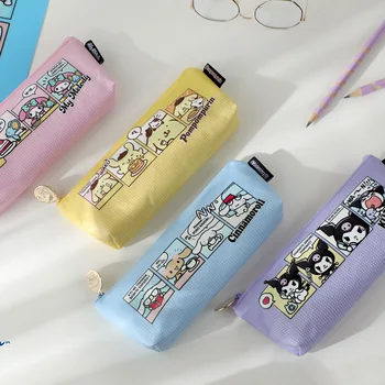 Kawaii Sanrio Pen Caz Hello Kittys Mea Melodie Accesorii Frumusete Drăguț desen Animat Anime Papetărie Cutie de Depozitare Jucarii pentru Fete Cadou