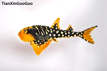 mare 85cm desene animate de culoare portocaliu ray pește jucărie de pluș moale papusa arunca perna cadou de ziua s0141