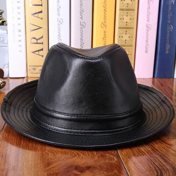 New Sosire Piele De Oaie Piele De Pălărie De Sex Masculin Moda Pălării Din Piele Pac Adult Moda Pălărie De Cowboy 3 Culori B-7242