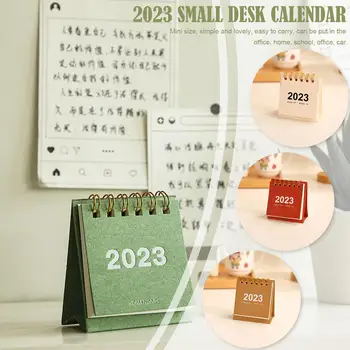 Noi 2023 URI de Stil Retro, Calendar Simpla Creative Planner Birou Școală Consumabile Decor Simplu Jurnal de Birou Calendar de Birou R4T5
