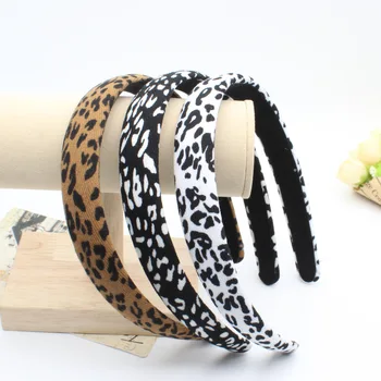Nou Stil Leopard Cereale Banda de Păr Fată Iese la Modă și Dulce Accesorii de Par Fata de sex Feminin Par Card de articole pentru acoperirea capului
