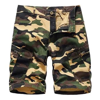 Noua Moda de Vara Camuflaj Boardshorts Barbati Casual pantaloni Scurți Direct largi Largi Tactice de Marfă Scurt Streetwear Îmbrăcăminte