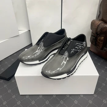 Noul stil de stellar pantofi casual este confectionat din piele de vacă, și noul diamant tăiere pantofi sunt elegante și avant-garde,