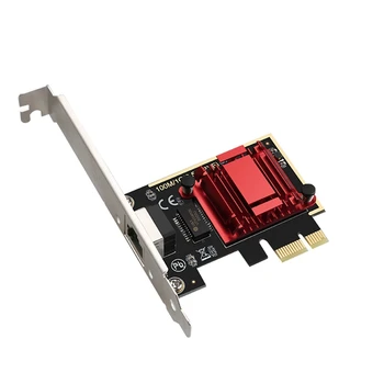 PCIE Card de 2.5 Gbps placa de Retea Gigabit 10/100/1000Mbps RTL8125B Ethernet RJ45 placa de Retea PCI-E Adaptor de Rețea