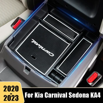 Pentru Carnaval Kia Sedona KA4 2020 2021 2022 2023 Masina Central Cotiera Cutie Depozitare Auto Console Organizer Tava Cazul Accesorii