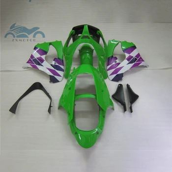 Personalizate ca ai nevoie de carenaj kituri pentru KAWASAKI Ninja ZX9R 2000 2001 motocicleta sport carenajele kit ZX 9R 00 01 verde violet piese