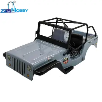 RGT HSP 1/10 Jeep Două Uși de PC-ul de Imprimare de caroserie 285mm Ampatament P86220-1 Pentru 1/10 Off-road pe Șenile EX86010-CJ