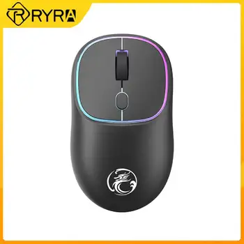RYRA Reîncărcabilă, fără Fir, Mouse-ul Silent Calculator LED Mini 1600 DPI Ergonomic Jocuri Mause Optic Interfață de TIP C Pentru Laptop PC