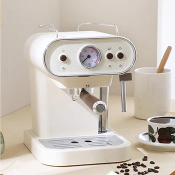 Semi-automate de Cafea Cappuccino Electric, Mașină de Cafea Filtru de Cafea Espresso Mașină Cu Aburi Spumant de Lapte