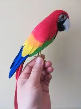 spuma si pene de papagal pasăre de aproximativ 30cm culoare pene de papagal model prop.decoratiuni de gradina cadou de Crăciun w0805
