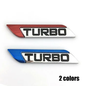 Universal Auto Tuning 3D Metal Turbo Logo-ul caroserie Aripa Emblema, Insigna Decal Autocolant Masina Decor Exterior Piese Accesorii Auto