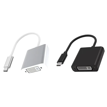 USB3.1 Tip C de sex Masculin LA Cablu DVI Converter Tip C Extins Cablu Adaptor de Alimentare Conector Pentru Monitor Laptop