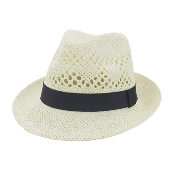 Vara Pălărie Fedora Femei Paie De Soare Pe Plajă Largă Refuz Panglică Respirabil Soare Protecția Vacanță În Aer Liber Accesoriu