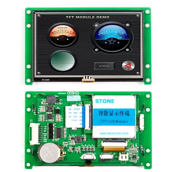 Încorporat 4.3 Inch HMI TFT LCD Touch Screen Display Module + Controler de Bord + Software pentru Utilizarea Echipamentelor
